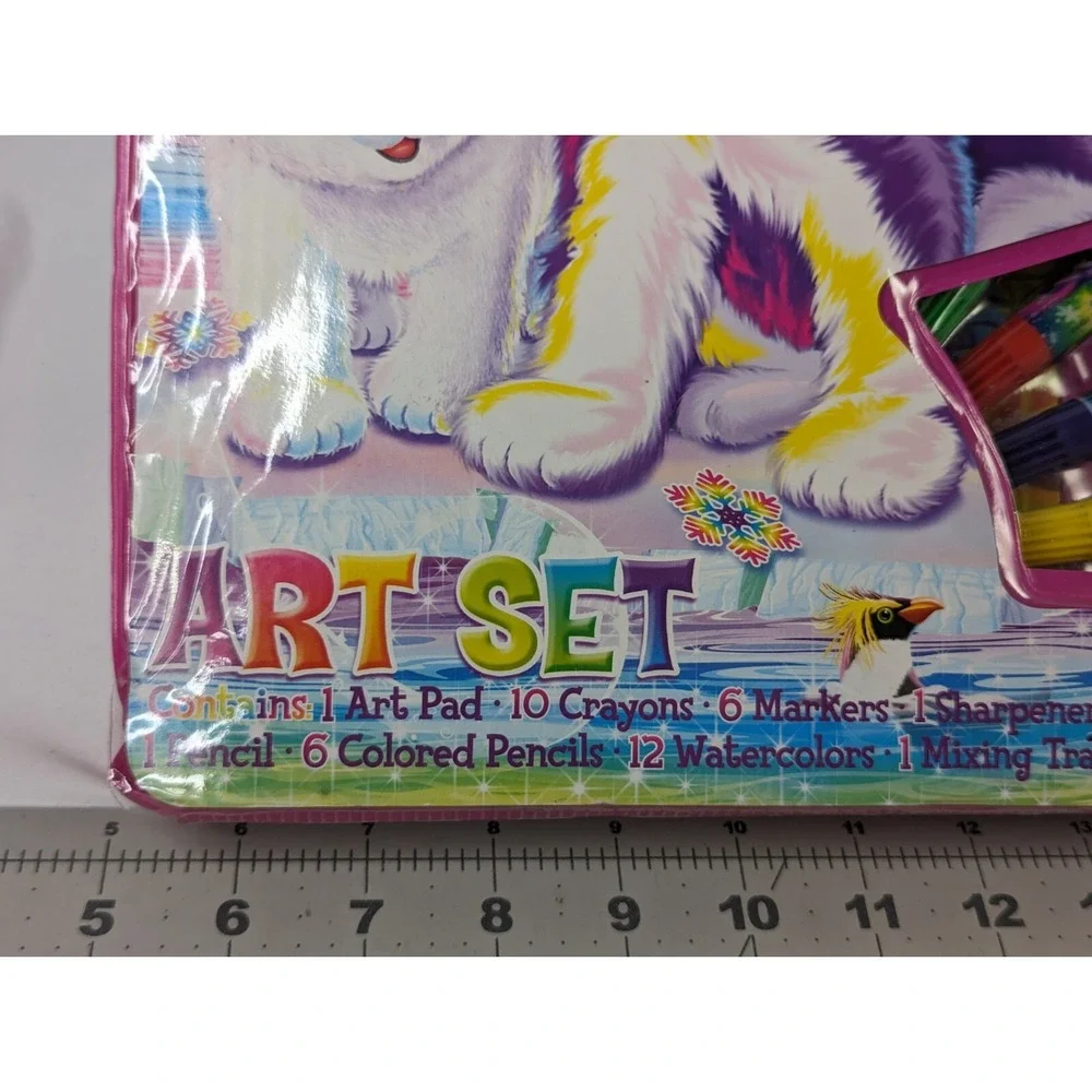 Lisa Frank Husky Dog Polar Bear Art Set USED‎ 2015